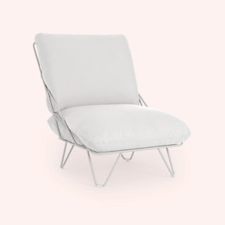 Valentina Up Loungesessel - Outdoor Loungestuhl - Diabla - Silvertex Aluminium -