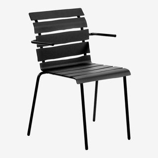 _Aligned Gartenarmlehnstuhl SET - Outdoor Stuhl - Valerie Objects - 2er Set - Schwarz