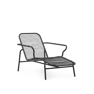 Normann Copenhagen Liegestuhl | Vig - outdoor Sonnenliege - Normann Copenhagen - Black -