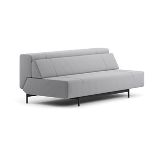 Pil-low Schlafsofa - Schlafsofa - Prostoria - Arco Fels / Gestell: Schwarz -