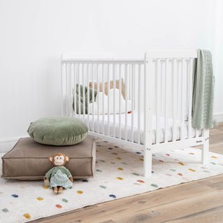 Classic Cot Gitterbett - Gitterbett - Woodies - Weiß - ohne Matratze