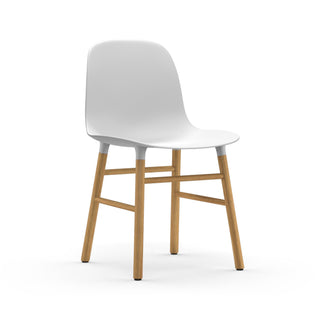 Normann Copenhagen Stuhl | Form Wood - Stuhl - Normann Copenhagen - Eiche - Weiß
