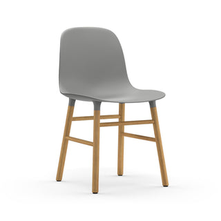 Normann Copenhagen Stuhl | Form Wood - Stuhl - Normann Copenhagen - Eiche - Grau
