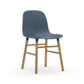Normann Copenhagen Stuhl | Form Wood - Stuhl - Normann Copenhagen - Eiche - Blau