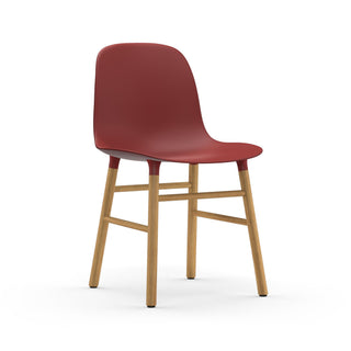 Normann Copenhagen Stuhl | Form Wood - Stuhl - Normann Copenhagen - Eiche - Rot