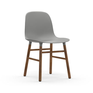 Normann Copenhagen Stuhl | Form Wood - Stuhl - Normann Copenhagen - Nuss - Grau