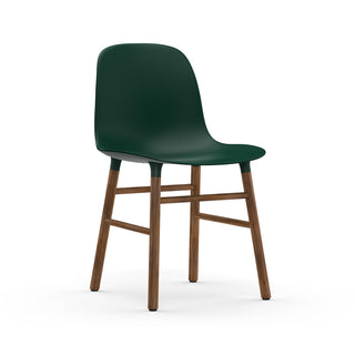 Normann Copenhagen Stuhl | Form Wood - Stuhl - Normann Copenhagen - Nuss - Grün