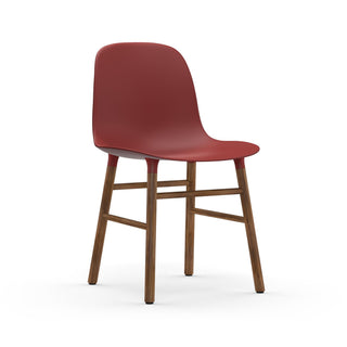 Normann Copenhagen Stuhl | Form Wood - Stuhl - Normann Copenhagen - Nuss - Rot