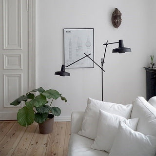 GRUPA Stehlampe | Arigato 2-Arm - Stehlampe - Grupa - Schwarz -