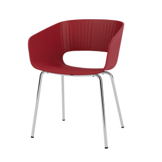 Marée Stuhl - Stuhl - Montana Furniture - Chrom - Beetroot