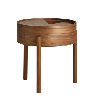 Arc Beistelltisch - Beistelltisch - Woud - ø 42 x h 45 cm - Walnuss