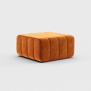 Curt Sofa - Sofa - Ambivalenz - Einzelmodul - Orange-red (Samt Barcelona)