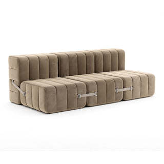 Curt Sofa - Sofa - Ambivalenz - 6er Set - Light Brown (Samt Barcelona)