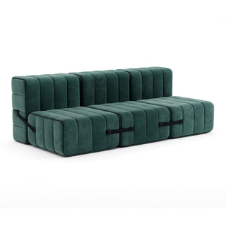 Curt Sofa - Sofa - Ambivalenz - 6er Set - Green (Samt Barcelona)