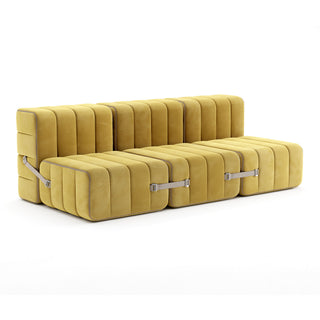 Curt Sofa - Sofa - Ambivalenz - 6er Set - Yellow (Samt Barcelona)