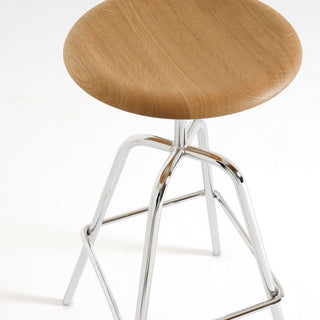 Herrenberger Hocker - Hocker - Atelier Haussmann - H1: 65 x 36 x 36cm - Eiche