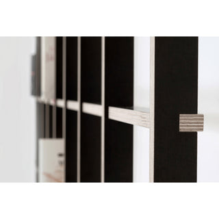 Schlagseite Regal - Bücherregal - Breuer Bono - Breite 96cm - Schwarz