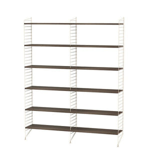 Wohnzimmer Regal A - Regal - String Furniture - Beige - Nuss