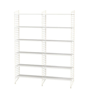 Wohnzimmer Regal A - Regal - String Furniture - Beige - Weiss