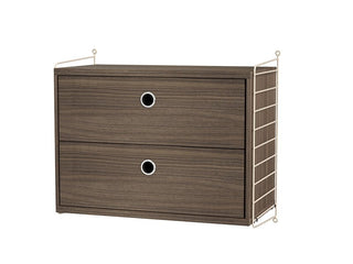 Nachttisch Sleep A - Nachttisch - String Furniture - Beige - Nuss