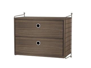 Nachttisch Sleep A - Nachttisch - String Furniture - Braun - Nuss