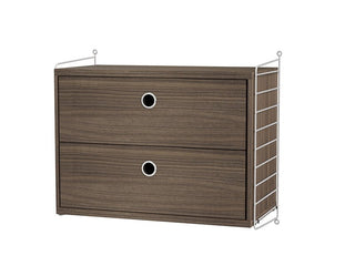 Nachttisch Sleep A - Nachttisch - String Furniture - Braun - Nuss