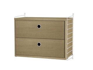 Nachttisch Sleep A - Nachttisch - String Furniture - Weiss - Eiche
