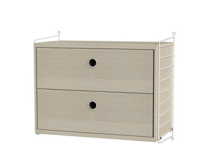 Nachttisch Sleep A - Nachttisch - String Furniture - Weiss - Esche