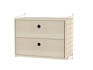 Nachttisch Sleep A - Nachttisch - String Furniture - Beige - Esche