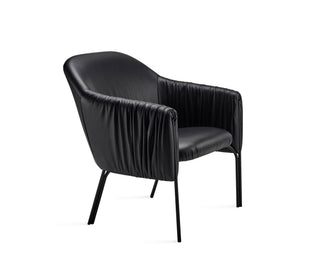 Celine Cocktail Loungesessel - Loungesessel - FreiFrau - Leder Sahara - schwarz -