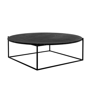 Circle Beistelltisch - Beistelltisch - Wendelbo - Groß (100 x 30 cm) - Nero Marquina (schwarzer Marmor)
