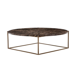 Circle Beistelltisch - Beistelltisch - Wendelbo - Groß (100 x 30 cm) - Emperador (brauner Marmor)