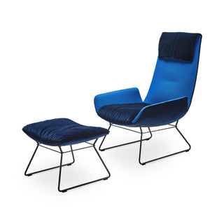 FreiFrau Loungesessel | Amelie Loungesessel - Loungesessel - FreiFrau - Stoff Safire - Col. 004 - Drahtgestell