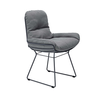 Leyasol Low Outdoor Armlehnstuhl - Loungesessel - FreiFrau - Tiefschwarz 9005 - Lopi "Charcoal"