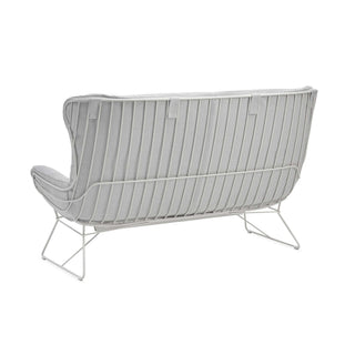 Leyasol Wingback Outdoor Sofa - Outdoor Sofa - FreiFrau - Gestell: weiß | Bezug: Ash (Lopi) -