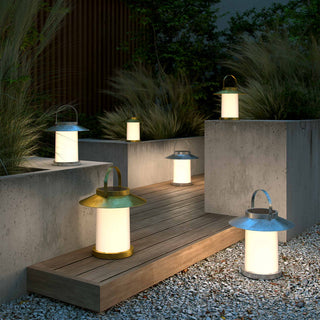 Tempel Akkulampe - Outdoor Lampe - for the people - Messing -