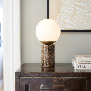 Lui Tischlampe - Tischlampe - for the people - Marmor Braun -