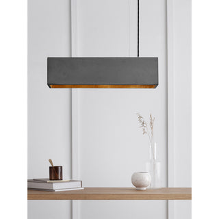 Gant Lights Hängelampe | b4 - Hängelampe - Gant Lights - Beton - dunkel - Gold