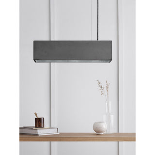 Gant Lights Hängelampe | b4 - Hängelampe - Gant Lights - Beton - dunkel - Silber
