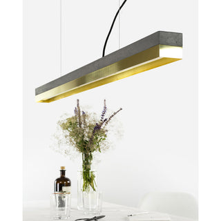 Gant Lights Hängelampe | C-Serie - Hängelampe - Gant Lights - W92cm x H7cm x D7cm - Beton - Light