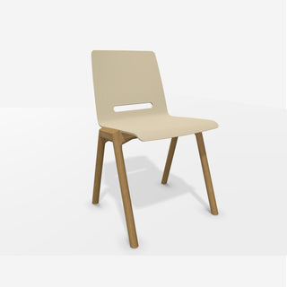 Hussl Stuhl | Forum2 S/N - Stuhl - Hussl - Eiche natur lackiert - Sand