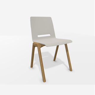 Hussl Stuhl | Forum2 S/N - Stuhl - Hussl - Esche natur lackiert - Titan