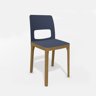 Hussl Stuhl | ST6N - Stuhl - Hussl - Eiche - Blau