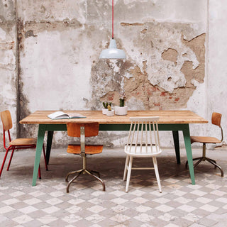 Jan Cray Tisch | 6Grad - Tisch - Jan Cray - Bauholz Recycled geölt - Anthrazit