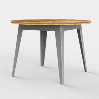Jan Cray Tisch | 6Grad rund - Tisch - Jan Cray - Bauholz Recycled geölt - Hellgrau