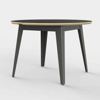 Jan Cray Tisch | 6Grad rund - Tisch - Jan Cray - Linoleum Anthrazit - Anthrazit