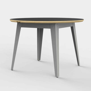 Jan Cray Tisch | 6Grad rund - Tisch - Jan Cray - Linoleum Anthrazit - Hellgrau
