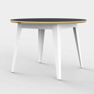Jan Cray Tisch | 6Grad rund - Tisch - Jan Cray - Linoleum Anthrazit - Weiss