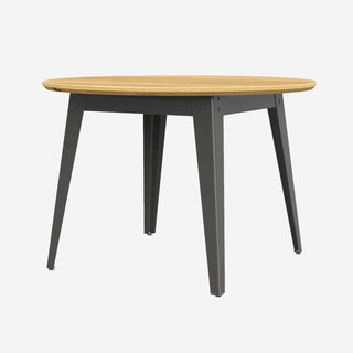 Jan Cray Tisch | 6Grad rund - Tisch - Jan Cray - Bauholz Recycled geölt - Anthrazit