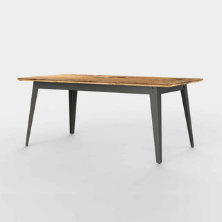 Jan Cray Tisch | 6Grad - Tisch - Jan Cray - Bauholz Recycled geölt - Anthrazit